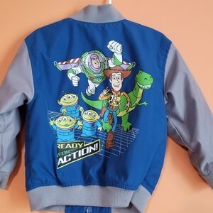 Disney Store Toy Story Jacket 2/3 Buzz Woody Rex